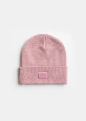 Adult Mad Hatter Knit Cuff Beanie - Blush