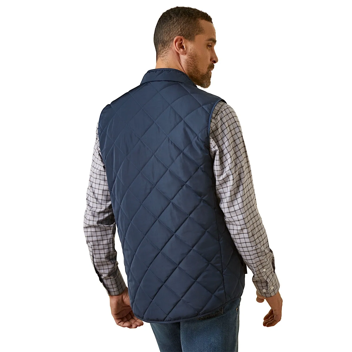 Ariat Mens Woodside Vest Navy