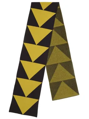 Arrow Scarf Black & Turmeric