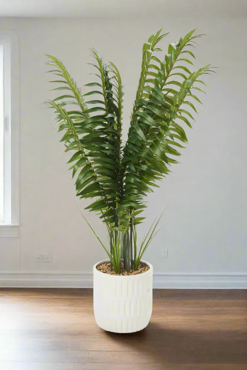 Artificial Plant In Ceramic Pot