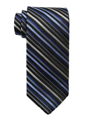 Boy's Tie 18885 Black/Blue/Grey