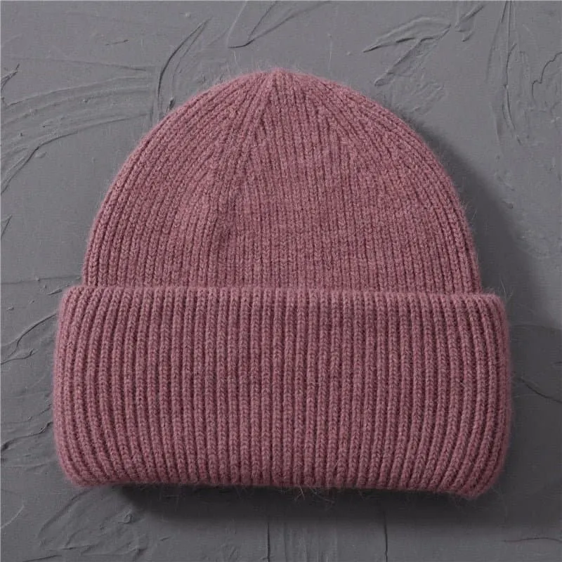 Cashmere Wool Beanies for Women and Men - Cozy Winter Hats