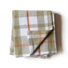 Country Check Green Tablecloth