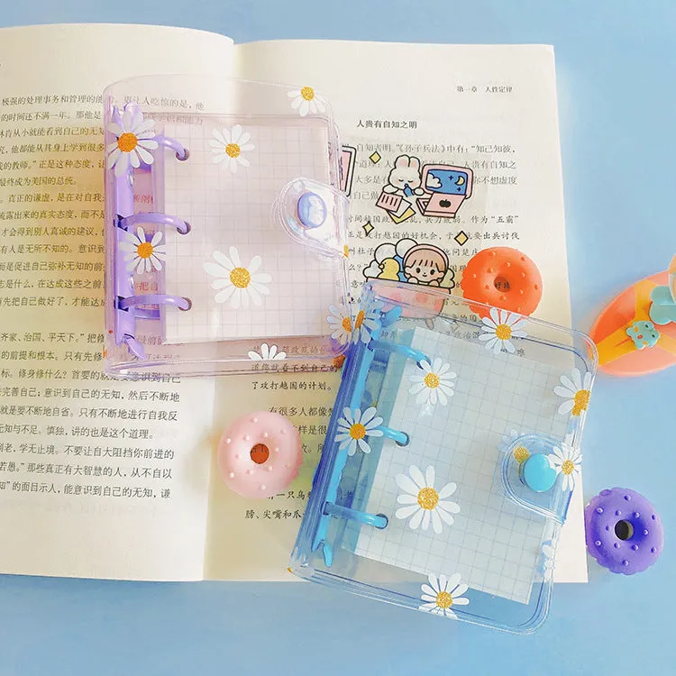 Daisy Printed Mini PVC Binder Set