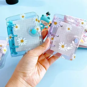 Daisy Printed Mini PVC Binder Set