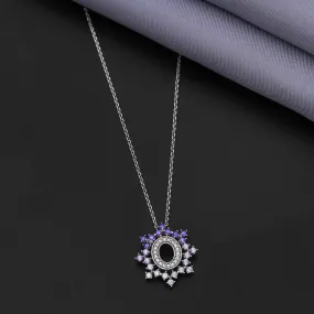 Frozen Lavender  92.5 Sterling Silver Chain