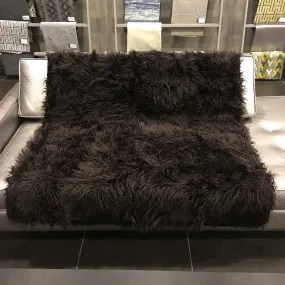 Gigi - Luxurious Shaggy Faux Fur Throw Blanket - Available in 11 Colors