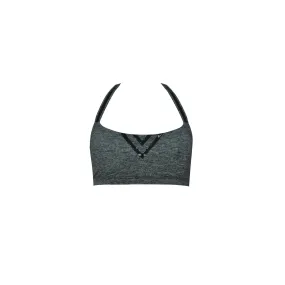 Gourami White Label High Gloss Bra Top - Dark Grey