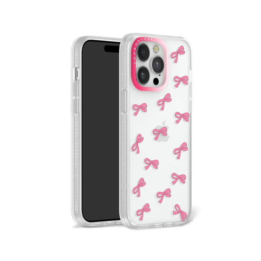 iPhone 12 Pro Pink Ribbon Mini Phone Case