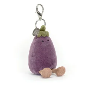 Jellycat Vivacious Eggplant Bag Charm