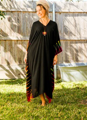 K0392- Hand Dyed Kaftan Dress