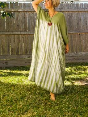 K1525- Hand Dyed Kaftan Dress