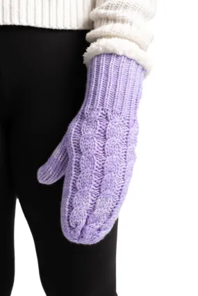 Light Purple - Cozy Lined Mittens