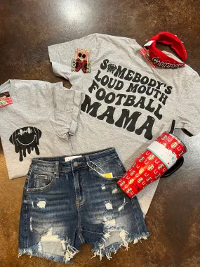 Loud Mouth Football Mama Tee