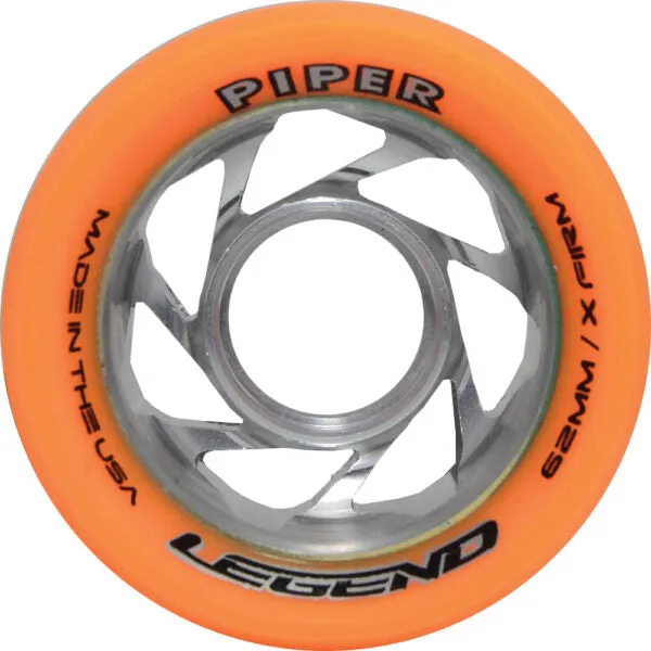 Piper Legend Quad Wheels (62mm) - 8 pack