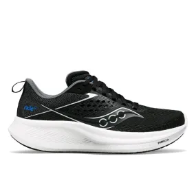 Saucony Ride 17 Men's Running Shoes Black/White AW24