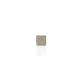 Single Square Silver Sterling Silver Studs