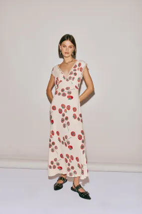 Vintage Lover Bias Cut Maxi Dress Roma