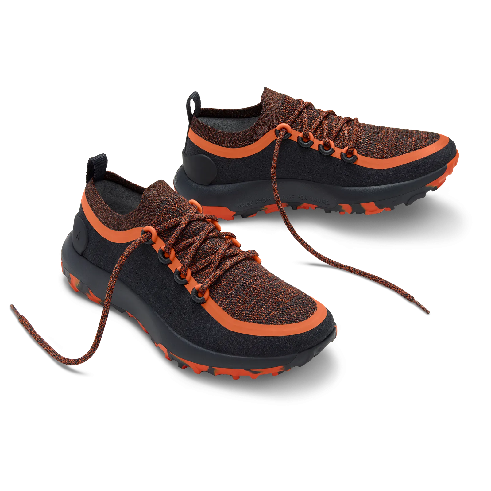 Women's Trail Runners SWT - Natural Black (Buoyant Orange Sole)